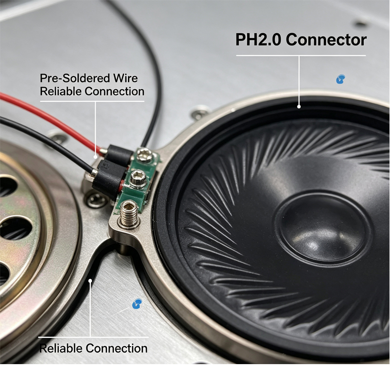 Speaker Wire - 2 pièces de haut-parleurs ultra-fins neufs,