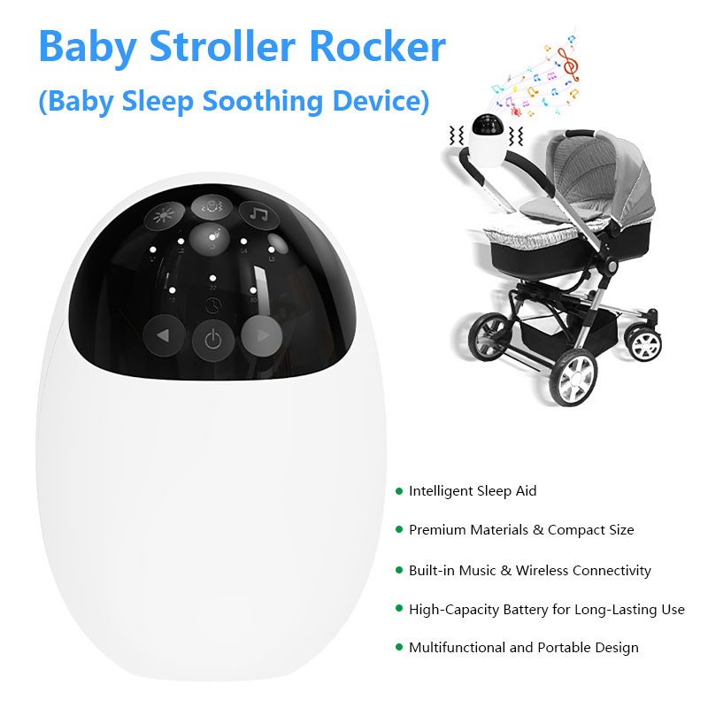 Full Range Speaker - Poussette-balançoire portable pour bébé avec lumière