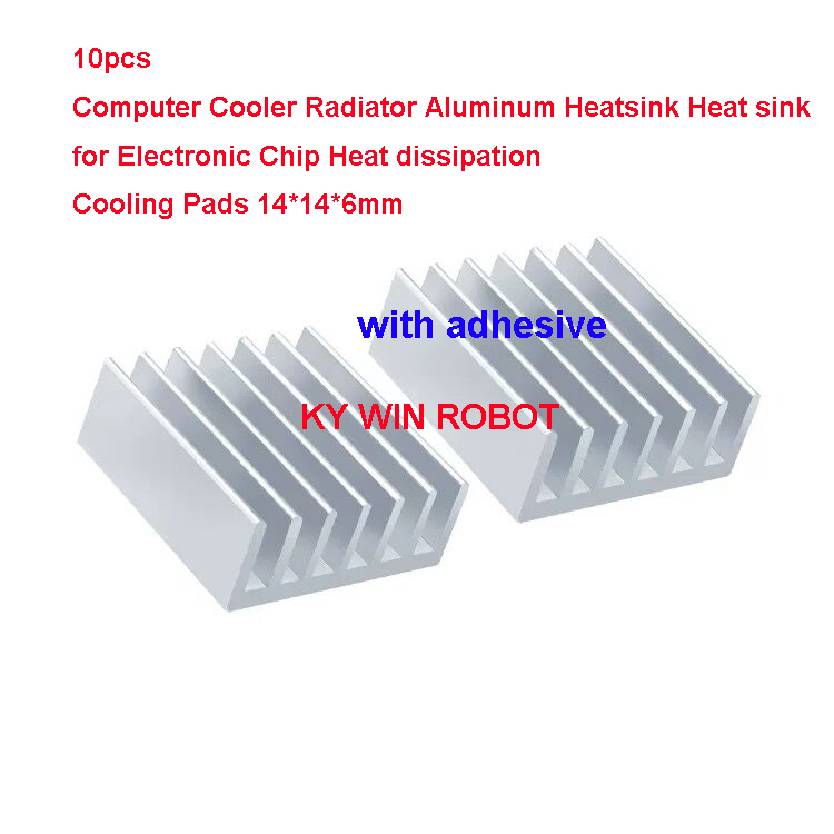 Heatsink Aluminum - 10 pièces de mini dissipateurs thermiques