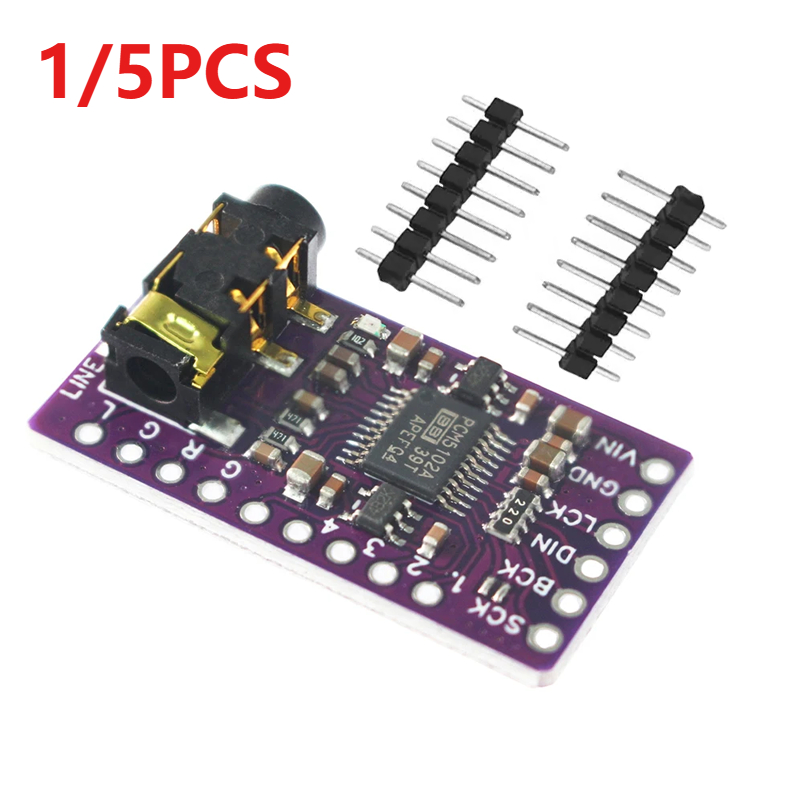 Pcm5102 - 1/5 pièces GY-PCM5102 Interface I2S IIS