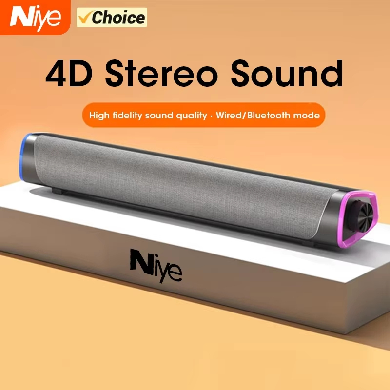 Speaker Wire - Nouvelle barre de haut-parleurs Bluetooth filaire,