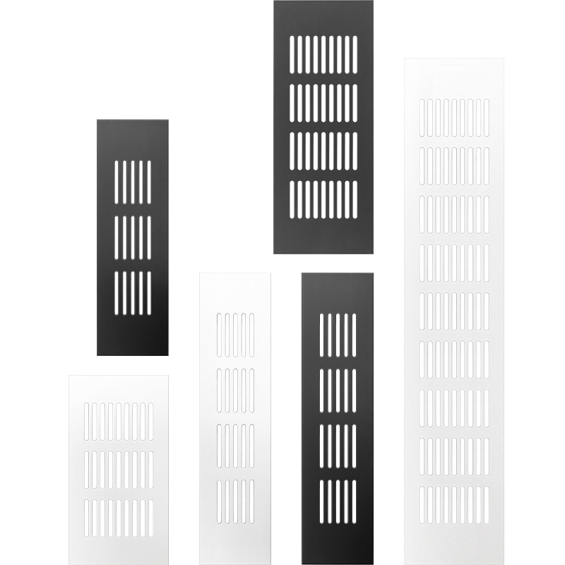 Ventilation Grille Aluminum - 2 pièces de grilles d'aération rectangulaires
