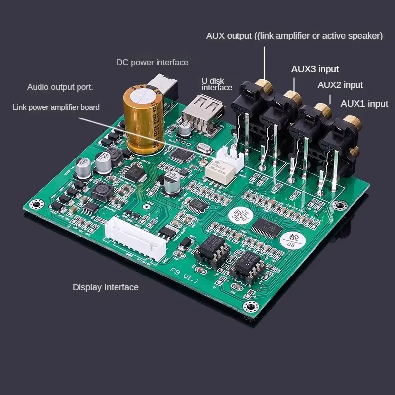 Pcm5102 - Préampli HIFI Bluetooth 5.3, lecteur USB