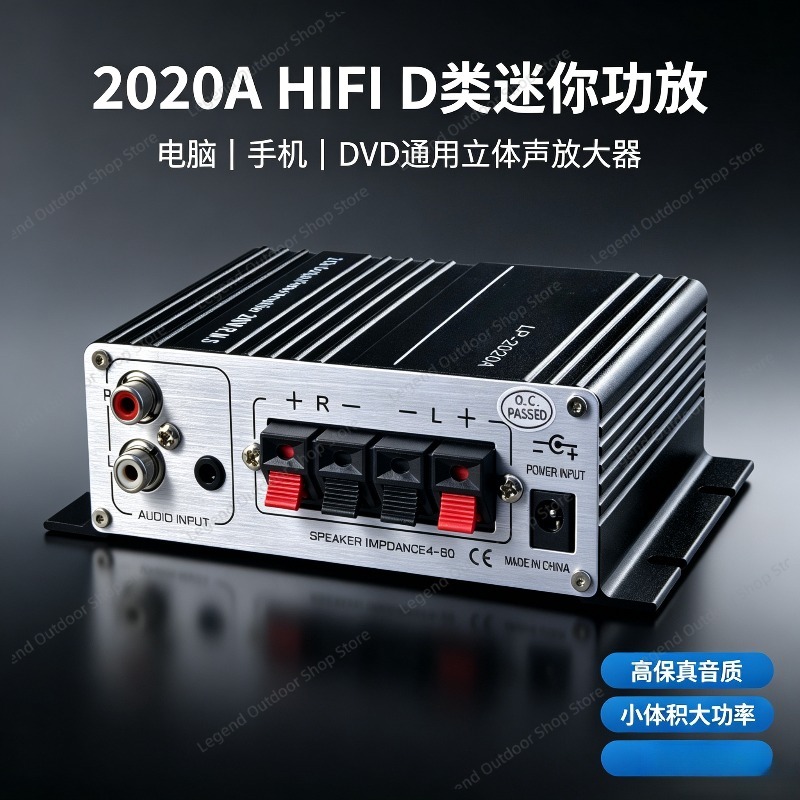 Class D Amplifier - Mini amplificateur de puissance numérique HIFI