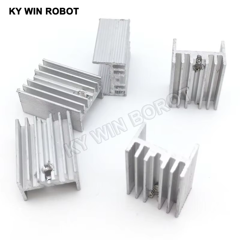 Heatsink Aluminum - Dissipateur thermique en aluminium TO-220 à