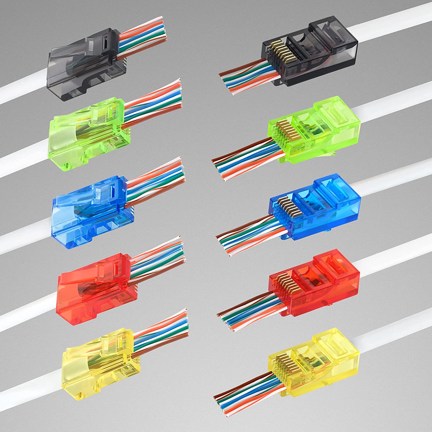 ZoeRax 100 connecteurs RJ45 Ca - Rj45 Jack avis et prix
