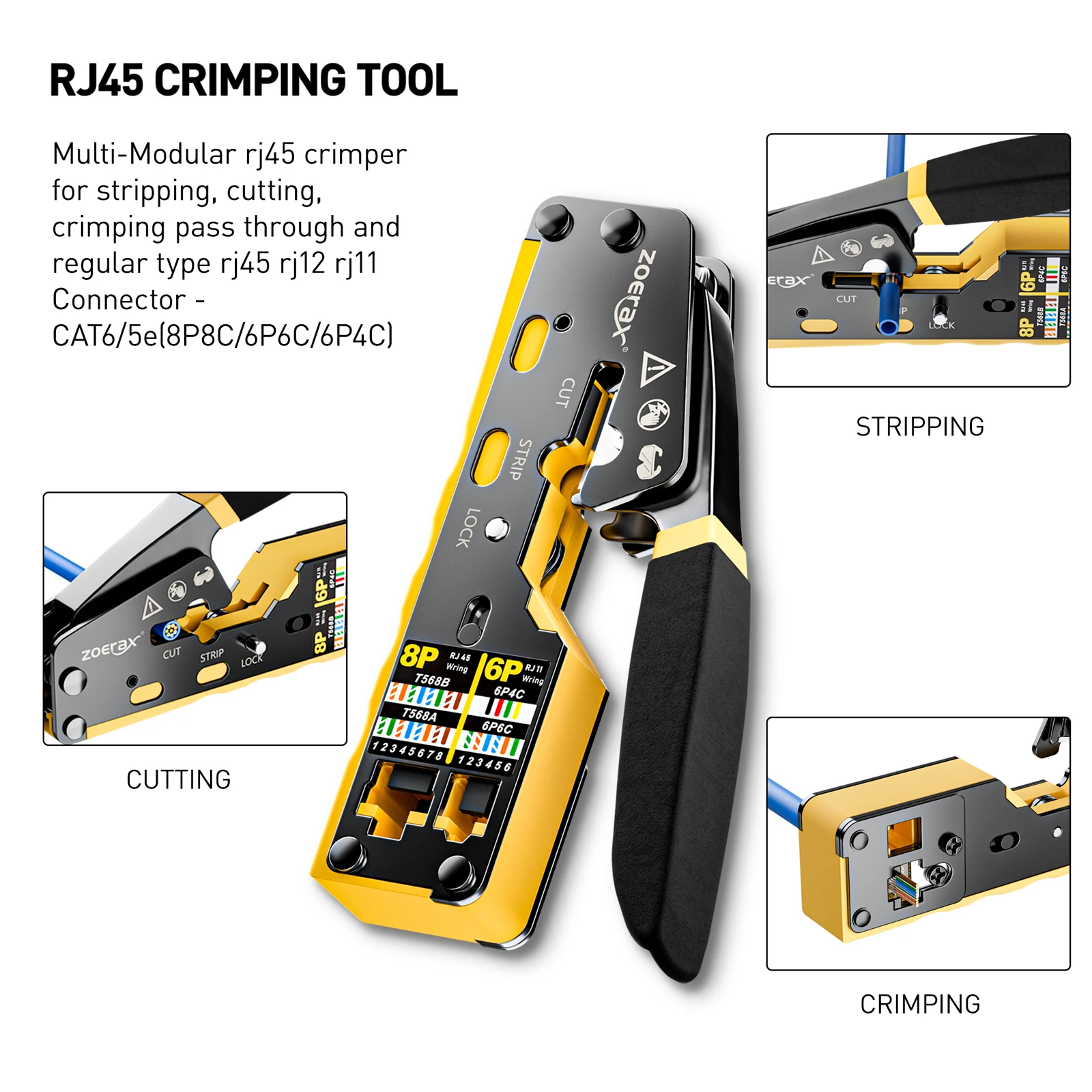 ZoeRax – Kit d'outils de serti - Rj45 Jack avis et prix