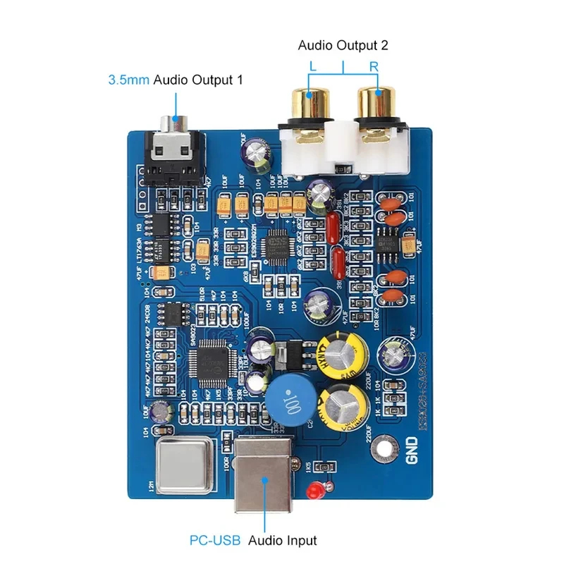 Carte de décodage USB YJ00130  - Usb Sound Card avis et prix