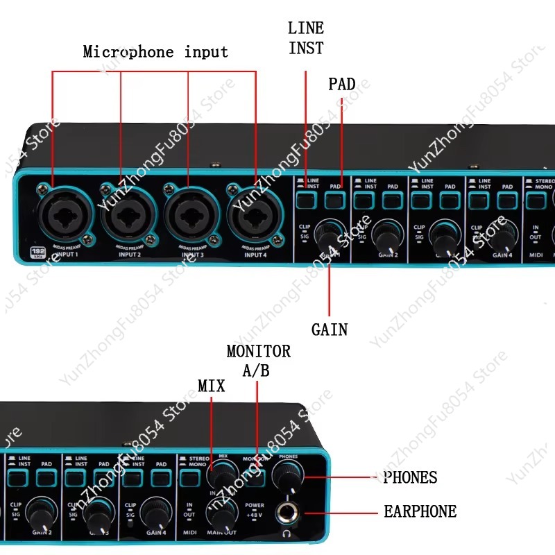 Interface Audio professionnell - Usb Sound Card avis et prix