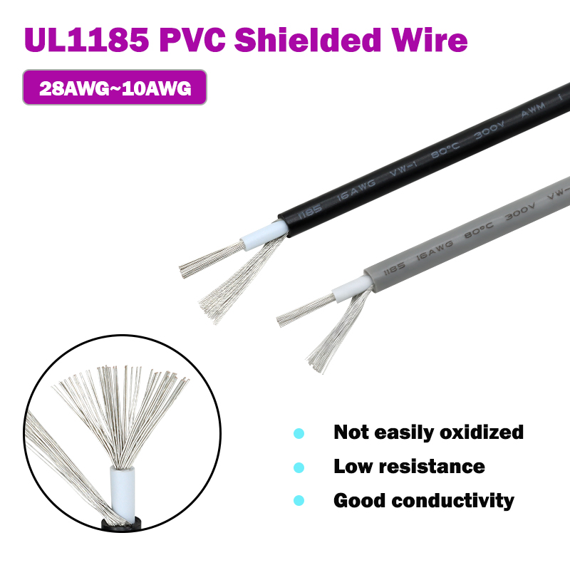Fil blindé en PVC UL1185, 1 ~  - Audio Jumper Wire avis et prix