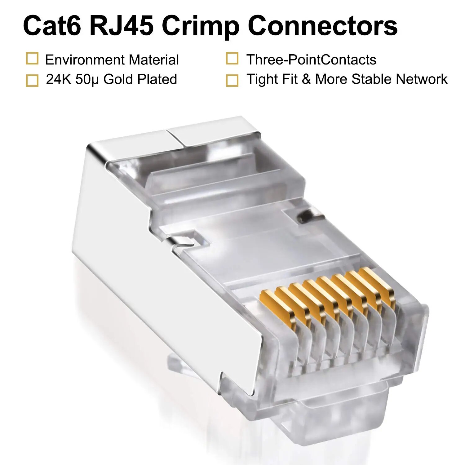 ZoeRax 50 connecteurs Cat6 RJ4 - Rj45 Jack avis et prix