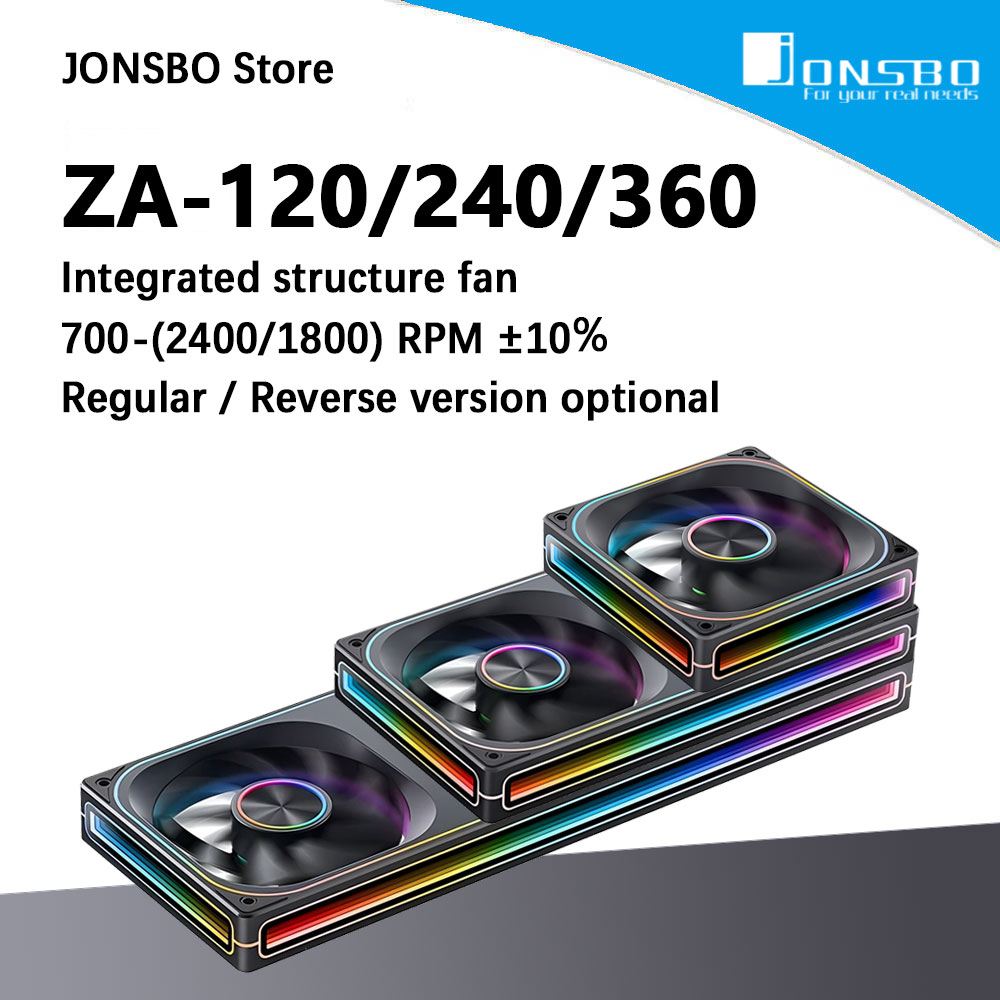 JONSBO ZA-120/240/360 ARGB 12/ - Heatsink Aluminum avis et prix