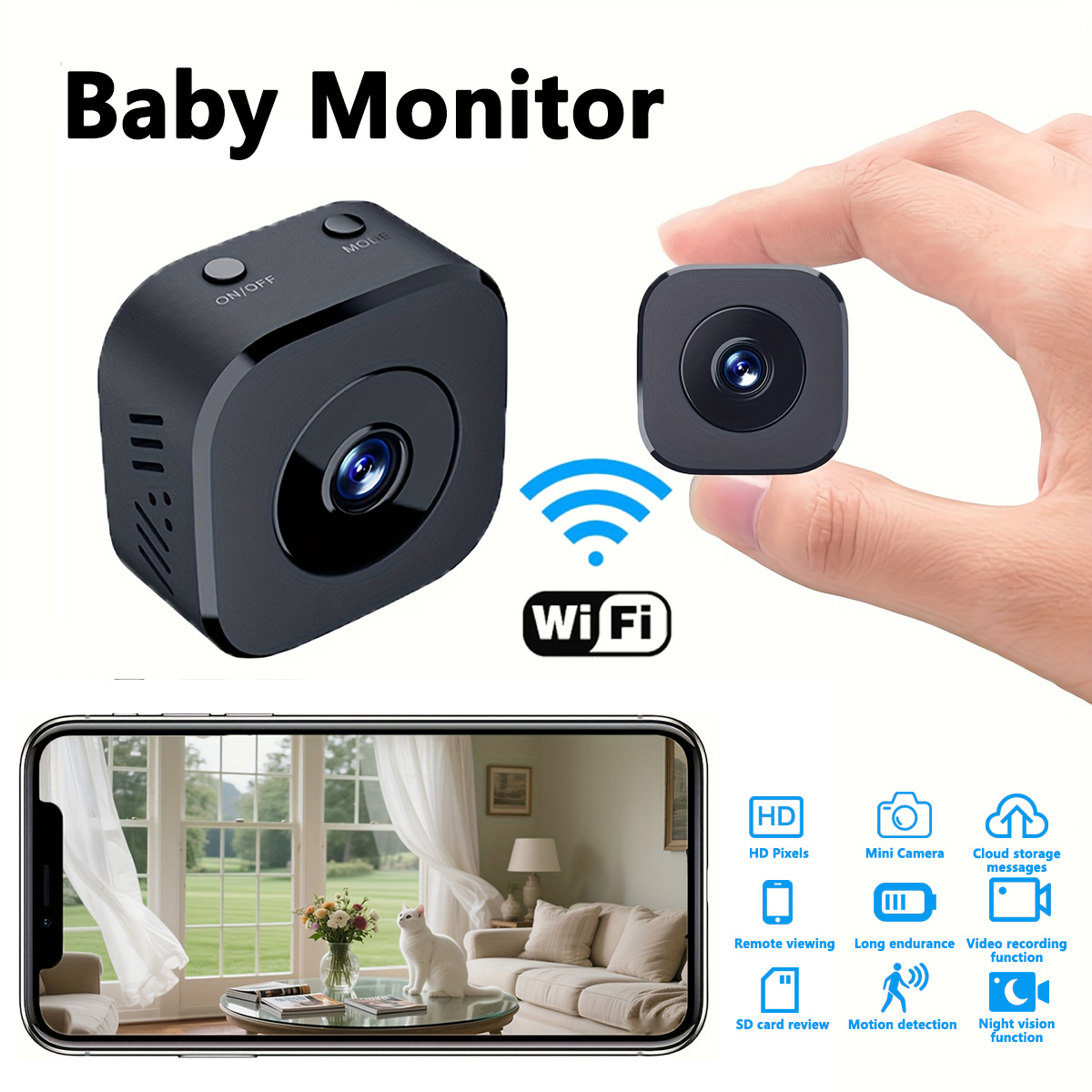 1080P HD Mini caméra WiFi sécu - Usb Sound Card avis et prix