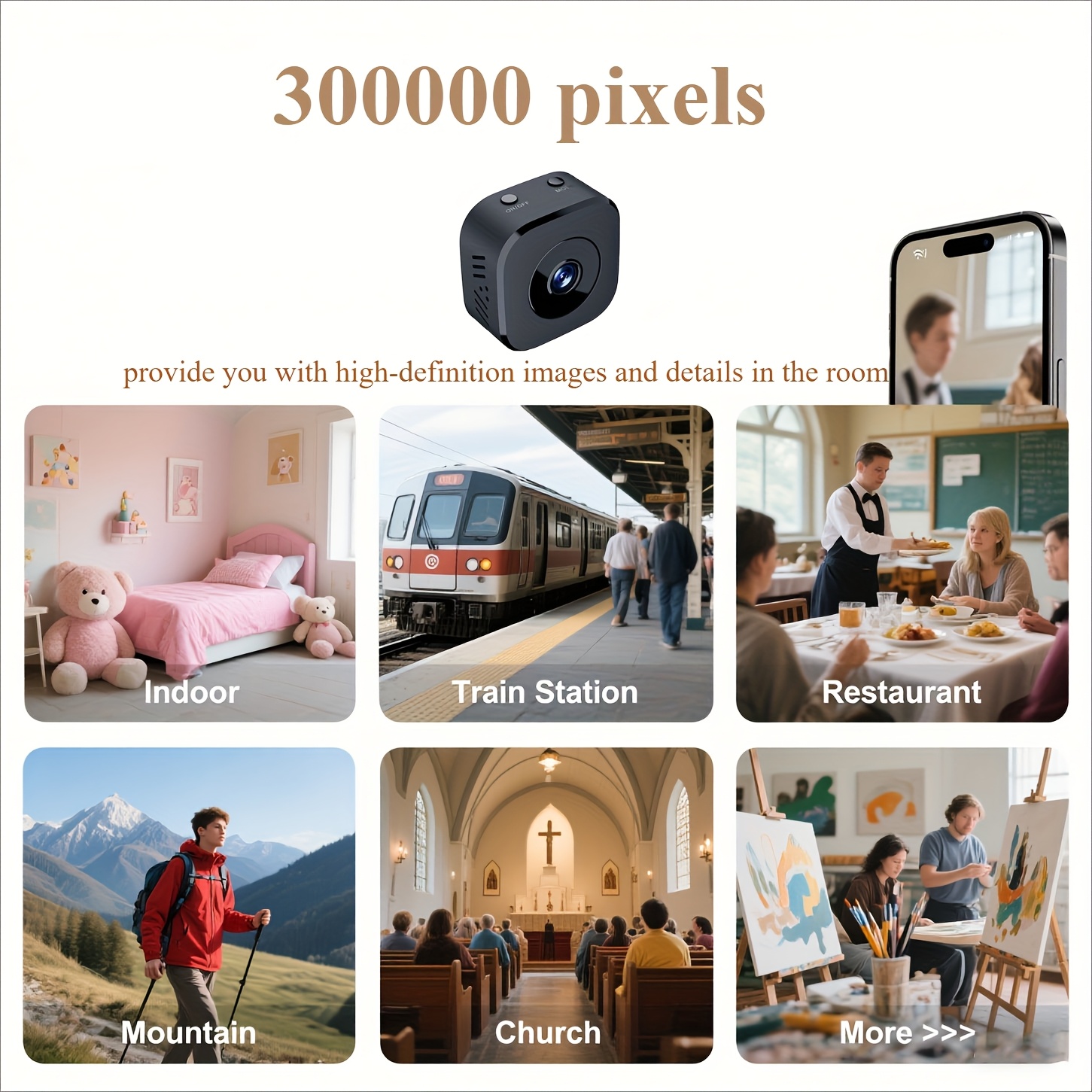 1080P HD Mini caméra WiFi sécu - Usb Sound Card avis et prix