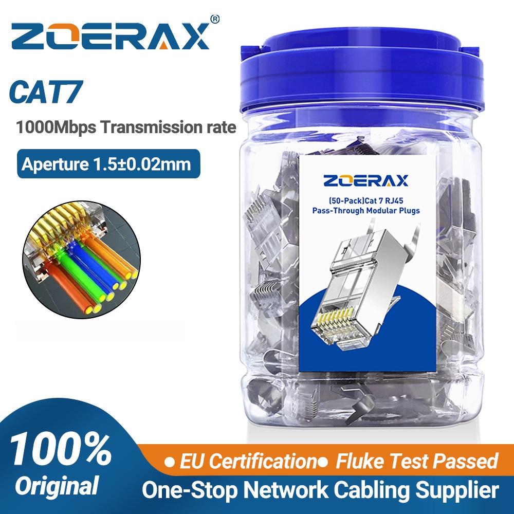 ZoeRax Lot de 50 connecteurs R - Rj45 Jack avis et prix