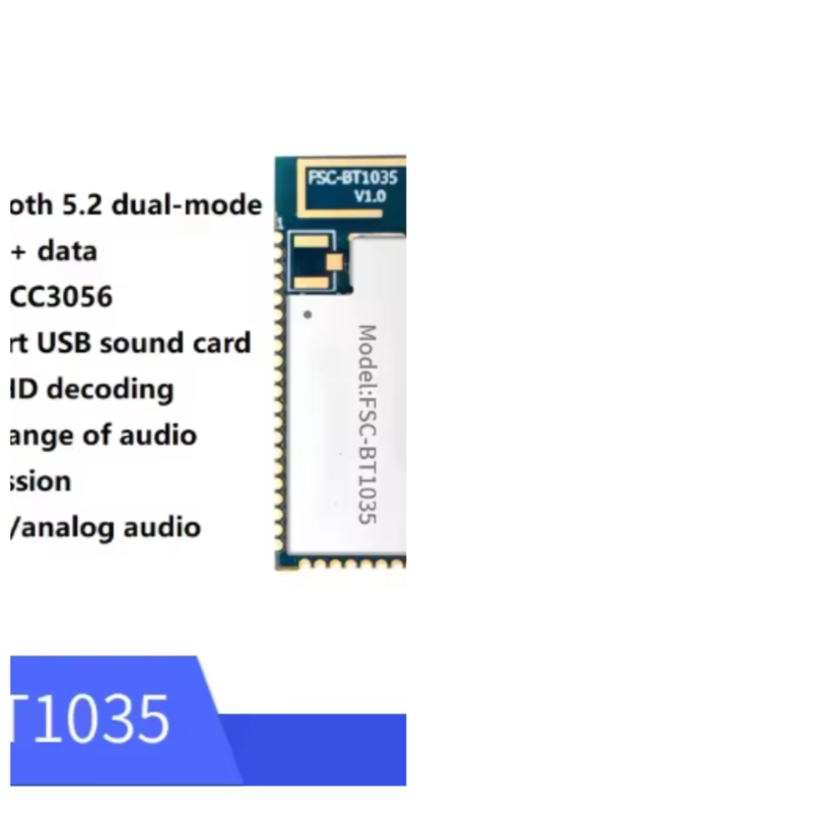 Module audio Bluetooth 5.2 FSC - Usb Sound Card avis et prix