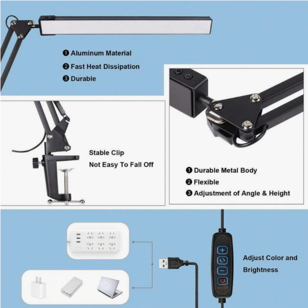 Lampe de bureau LED pour la ma - Knob Aluminum avis et prix