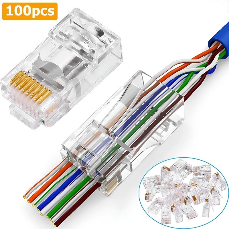 100 connecteurs RJ45 Cat6, Cat - Rj45 Jack avis et prix