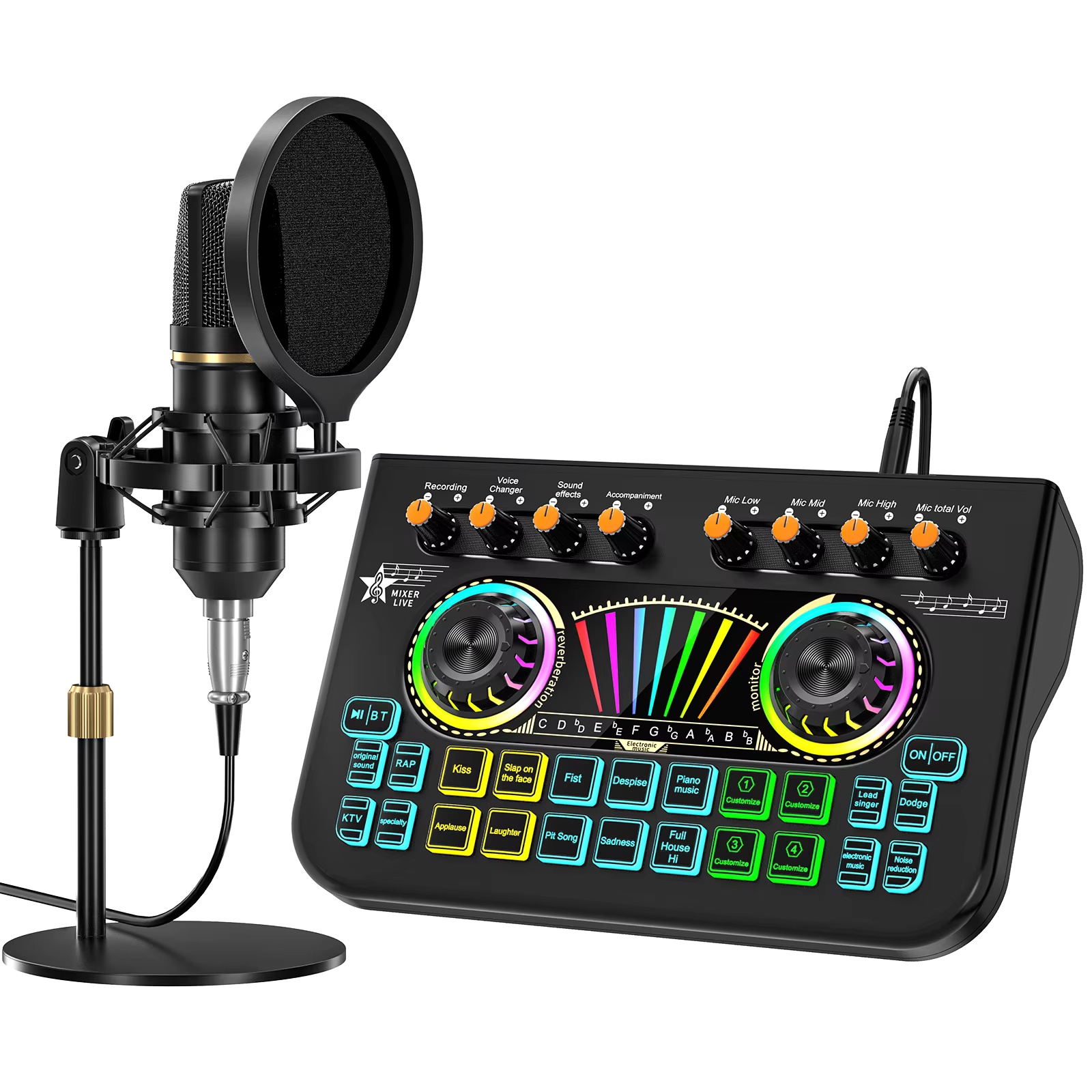Kit de microphone pour podcast - Condenser Microphone Kit avis et prix