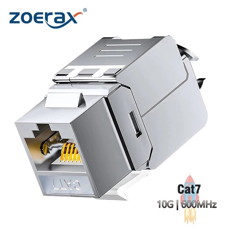 ZOERAX Cat6a Cat7 Keystone Jac - Rj45 Jack avis et prix