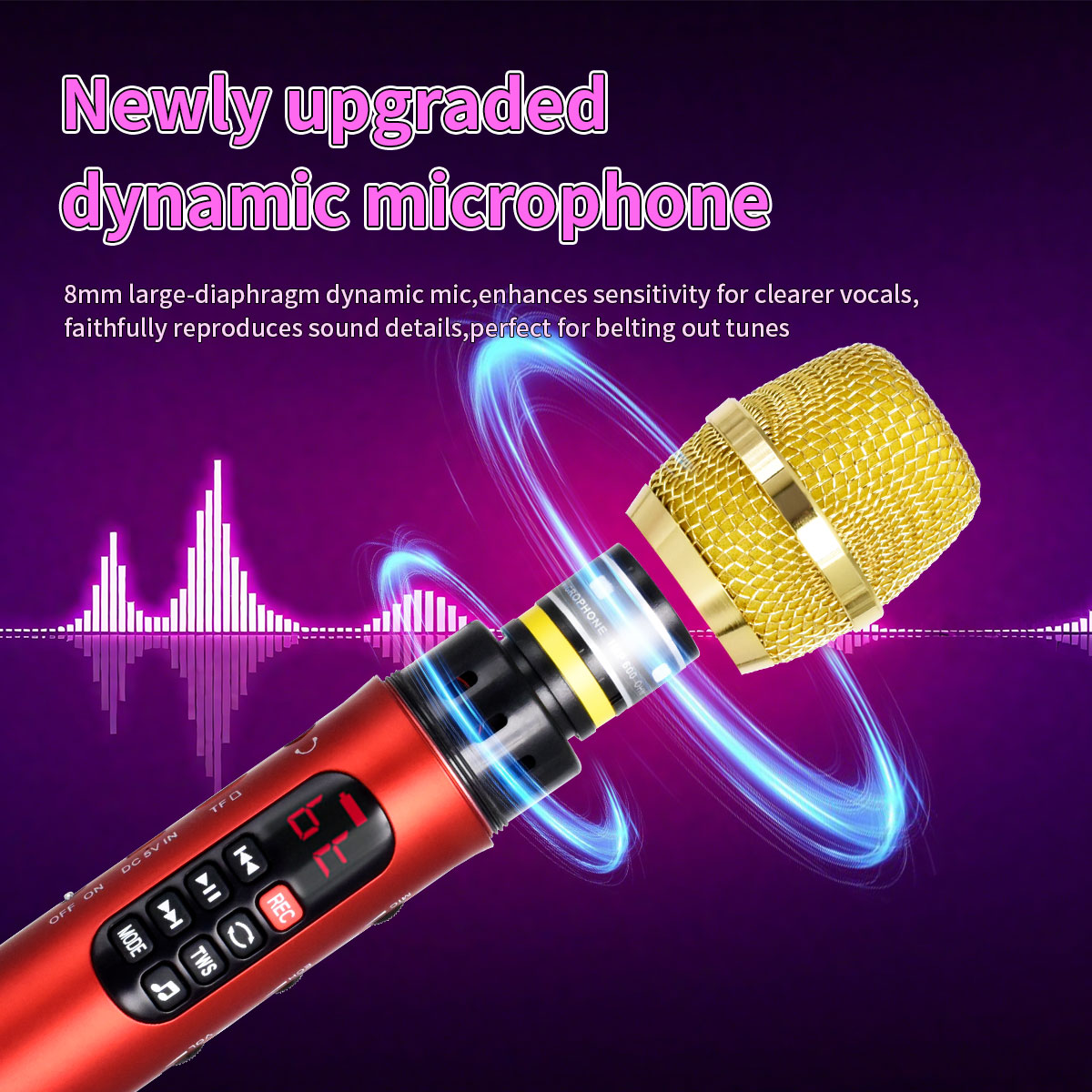 Microphone karaoké TWS, haut-p - Condenser Microphone Kit avis et prix