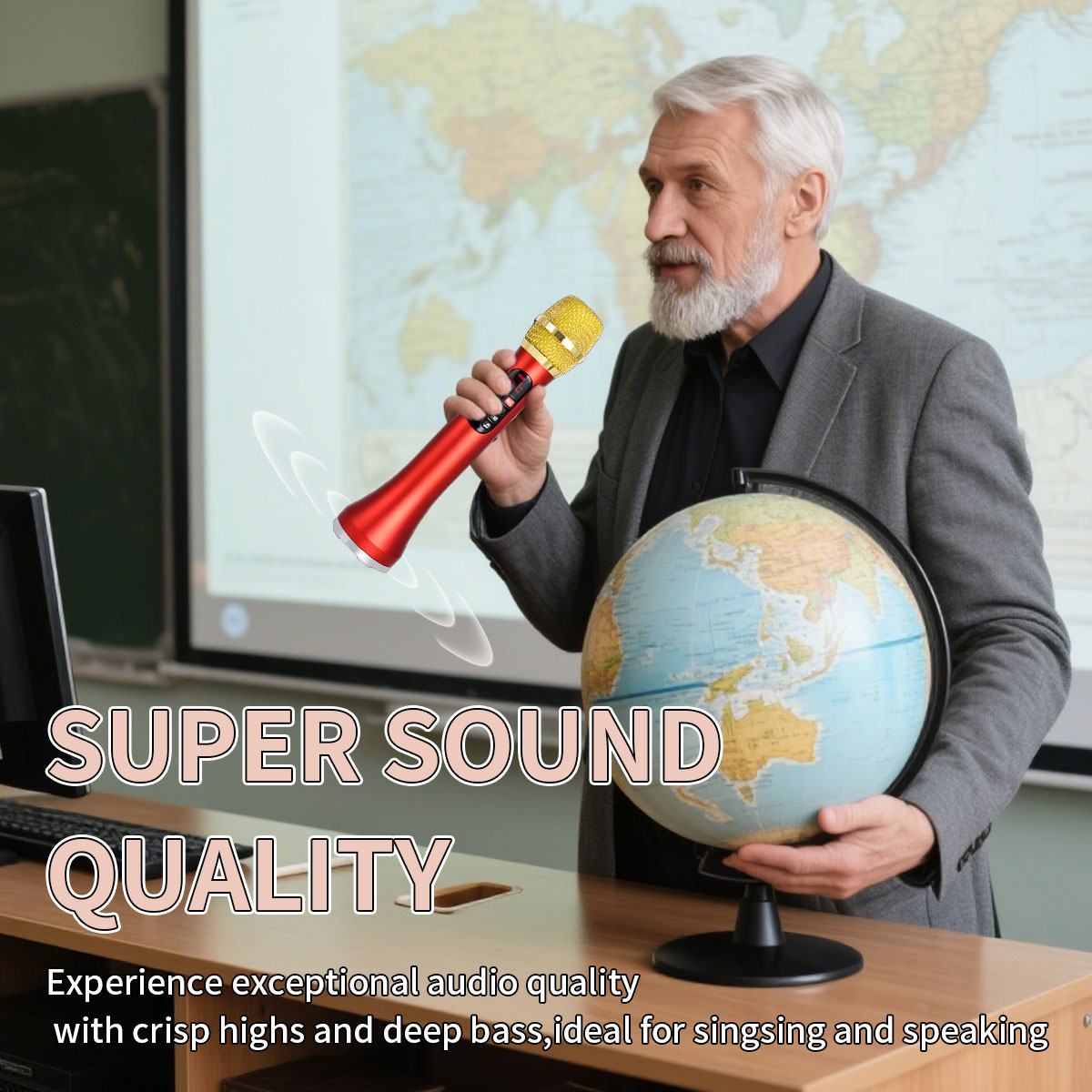 Microphone karaoké TWS, haut-p - Condenser Microphone Kit avis et prix